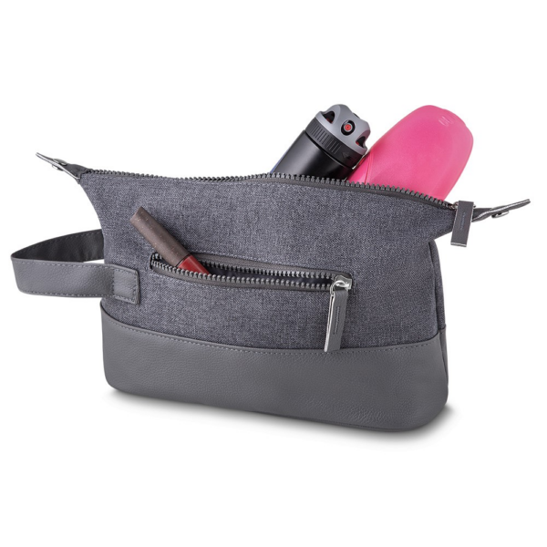 Necessaire com Detalhes em Couro Sintético Personalizada